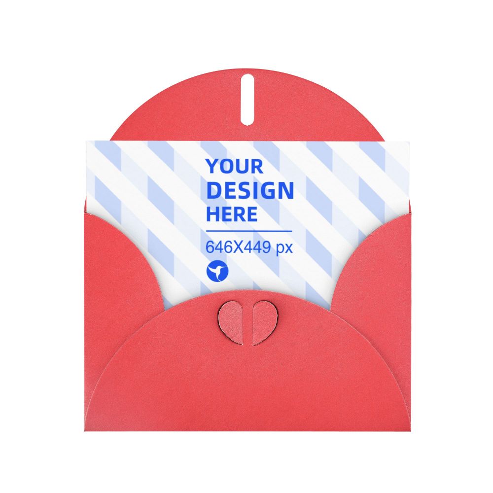 Horizontal Thick And Tough Pearl Paper Holiday Card