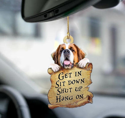 Car Pendant Sleeping Dog Angel Home Decor Acrylic Showcase Hanging Ornaments For Doors