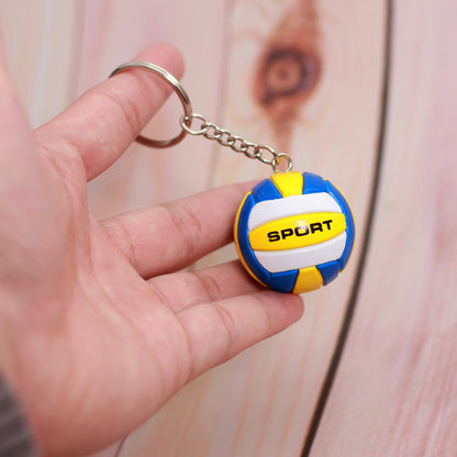 Basketball Football Volleyball Keychain Creative
