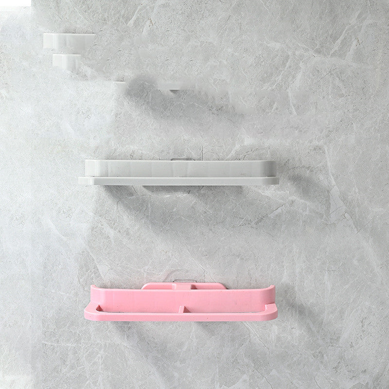 Perforation-free Bathroom Slippers Rack Wall-mounted Storage