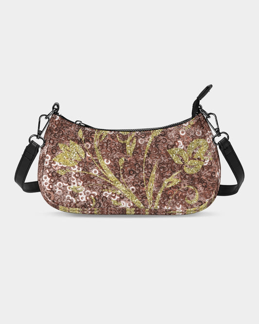 BEAUTIFUL PURPLE GITTER DESIGN CREATED BY FLIPSTYLEZ Petite Canvas Pouch