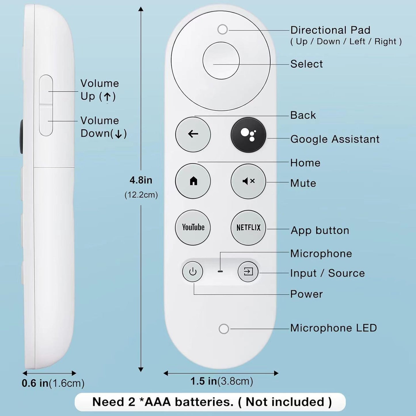 Applicable To TV Bluetooth Voice Remote Control