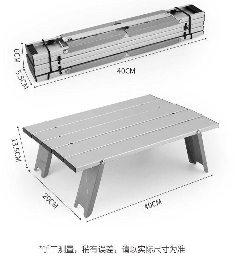 Outdoor Ultralight Portable Mini Aluminum Alloy Table