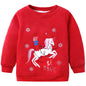 Christmas Series Sweater Children's Top Thickened