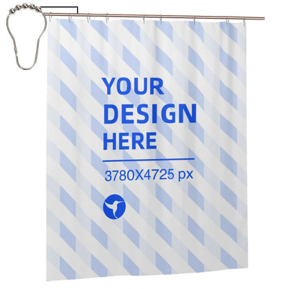 Create Your Own 60x72in Waterproof Quick Dry Bathroom Shower Curtain