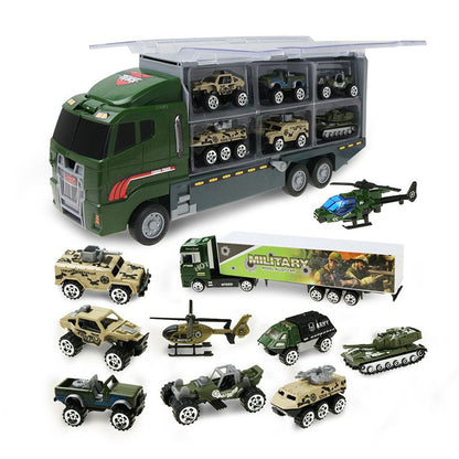Simulation Mini Alloy Engineering Car Set