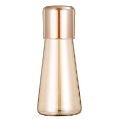 Glass Large Capacity Electroplating Cold Water Bottle Set