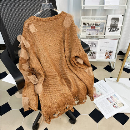 Plus Size Women's Flared Sleeve Loose Jacket