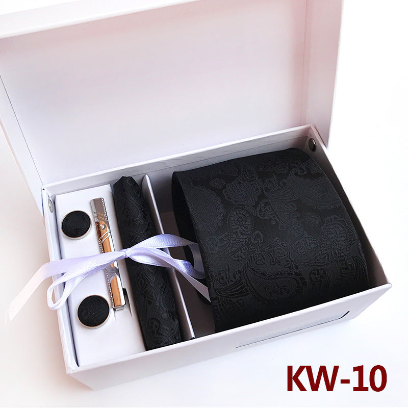 Men's Tie Gift Box 6 Piece Business Suit