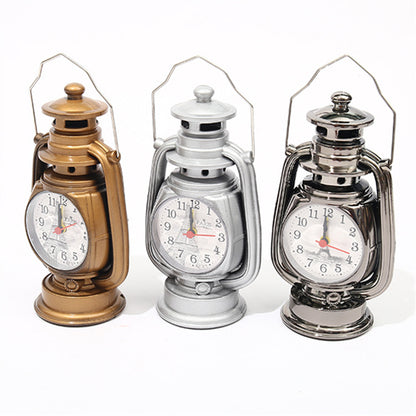 Creative Retro Table Oil Lamp Alarm Clock
