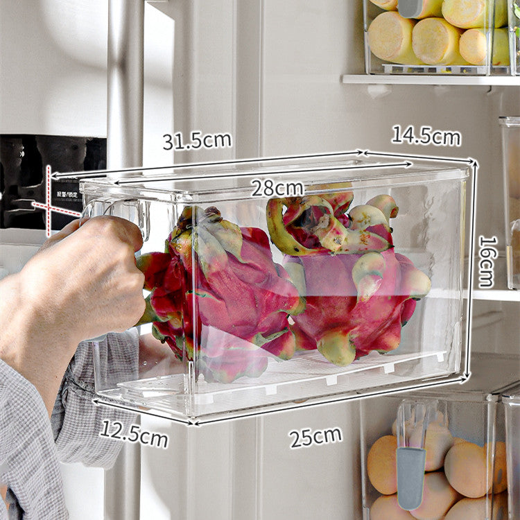 Household Food Storage Box With Drain