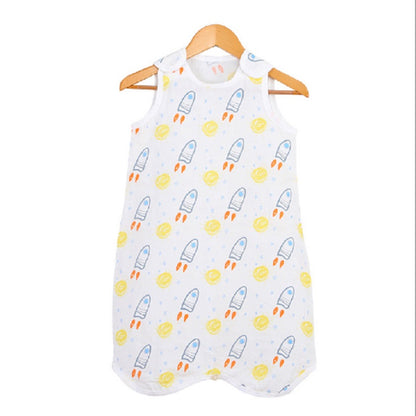 Baby Cotton Double Gauze Printed Vest