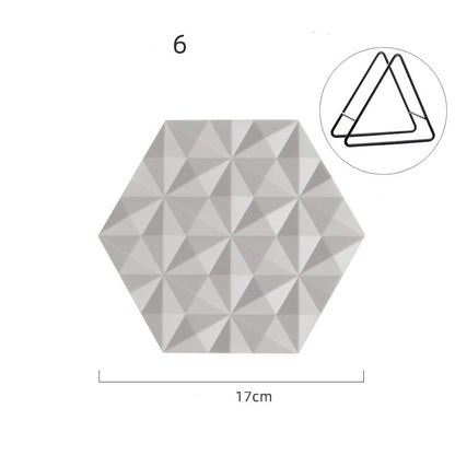 Table Insulation Pad Silicone Light Luxury Placemat Anti-scalding Anti-slip Pad