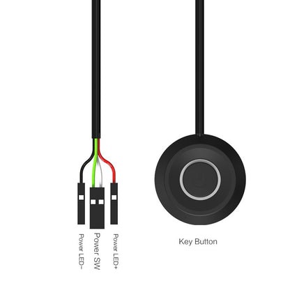Computer External Power Supply Business Desktops Start Lengthened External Button