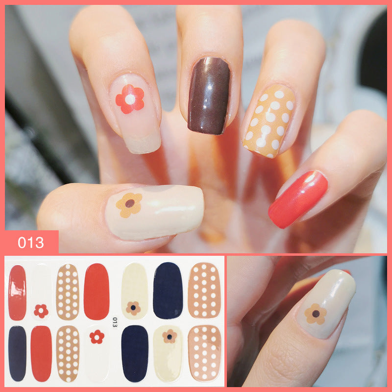 Manufacturer''s Direct Selling Nail Enhancement Sticker Full Paste Ins Japanese