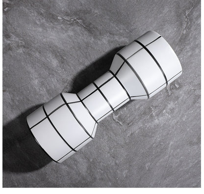 Simple Nordic Minimalism Black And White Striped Ceramic Vase