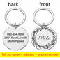 Round Metal Pet Brand Titanium Steel Brand
