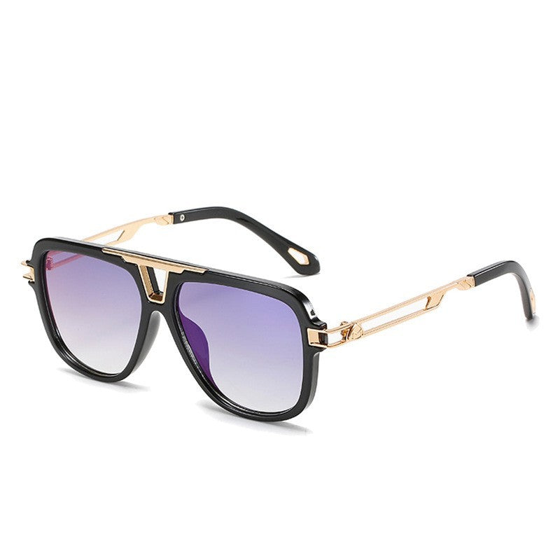 New Texture Fashion Metal Mayba Sunglasses Personalized Punk