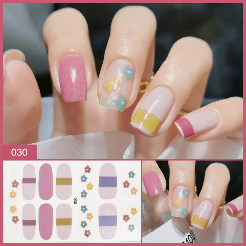 Manufacturer''s Direct Selling Nail Enhancement Sticker Full Paste Ins Japanese