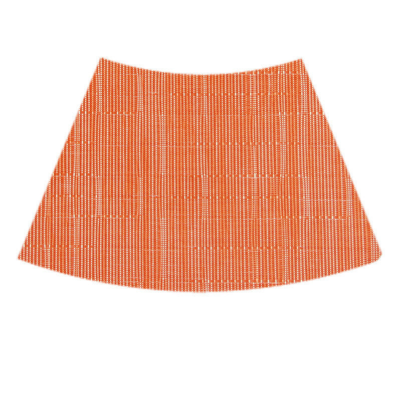 Round Table Fan-shaped Pvc Placemat Heat Insulation