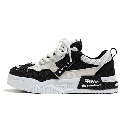 New cool urban Black  Breathable Casual Shoes five star shoes