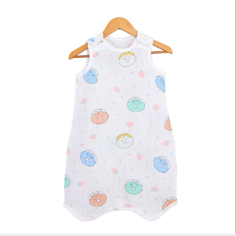 Baby Cotton Double Gauze Printed Vest
