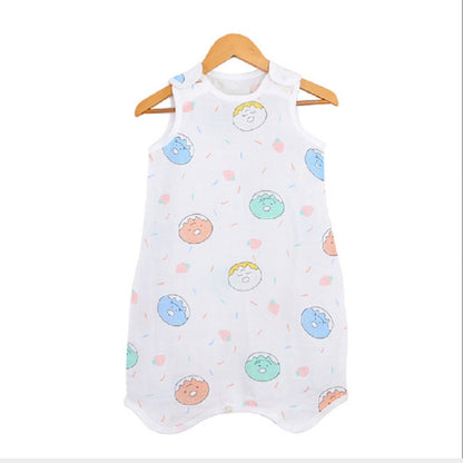 Baby Cotton Double Gauze Printed Vest