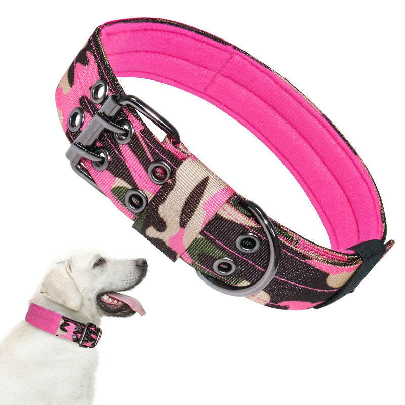 Adjustable Size Gear Collar Leash Dog Chain Belt