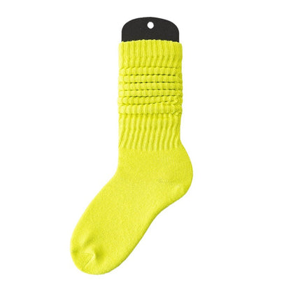 Lazy Bunching Socks European And American Extra Thick Fluffy Loop