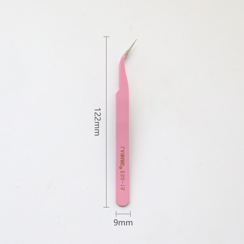 Stainless Steel Tweezers Macaron Colored Handbook And Paper Tape