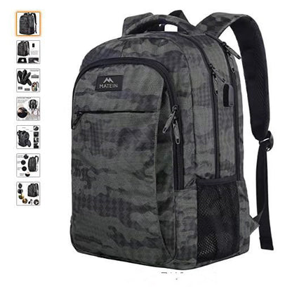 Rechargeable Shoulder Computer Bag Backpack Travel Outdoor