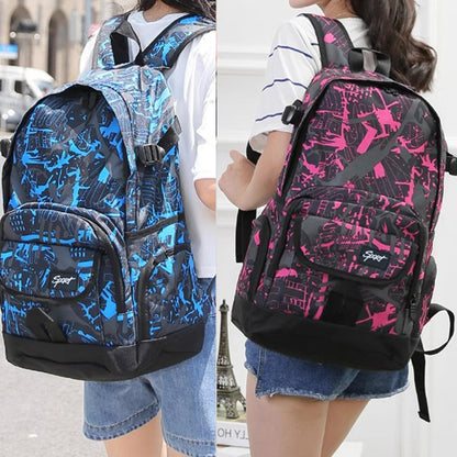 Classic Nylon Backpack Big Capacity Back Packs Travel Outdoor Packs Large Capacity Fashion Teenager Student School Back Bag