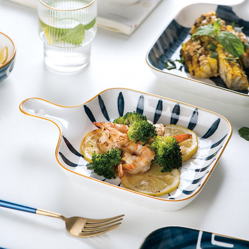 Ceramic Oven Baking Ideas With Handle Plate Net Red Baked Rice Plate Household