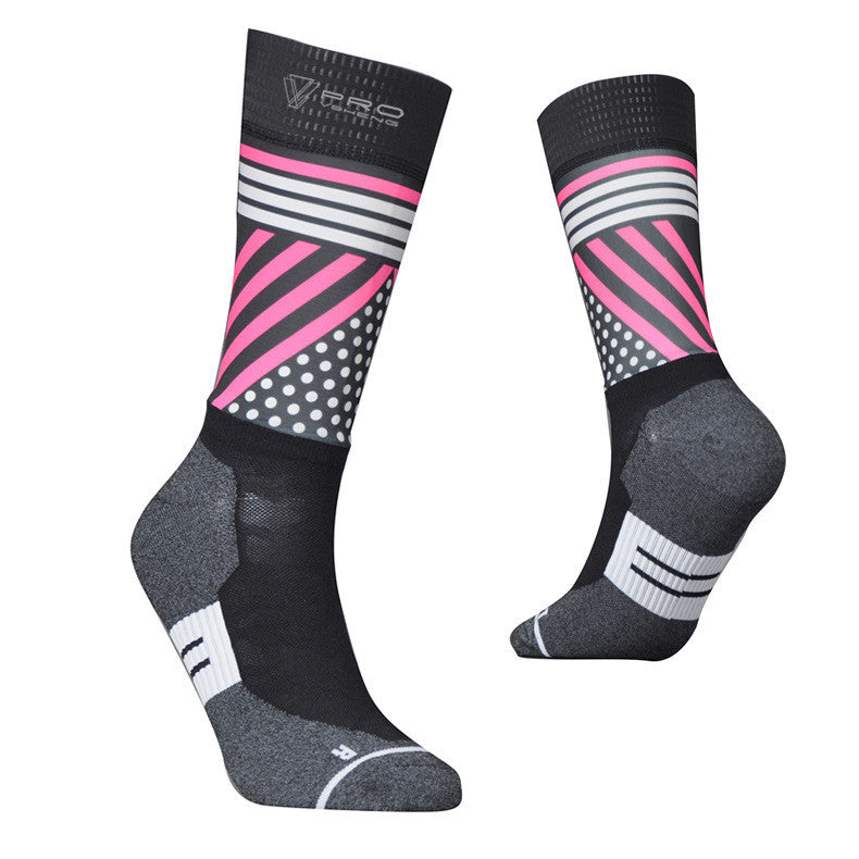 Trendy Cycling Sports Socks Men's and Women's Basketball Socks