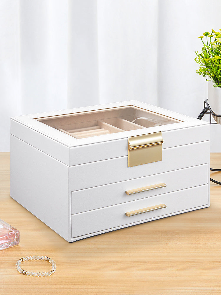 Drawer Type Jewelry  Large Capacity Storage Box Ring