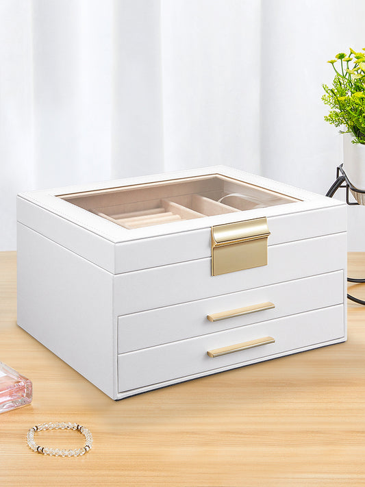 Drawer Type Jewelry  Large Capacity Storage Box Ring