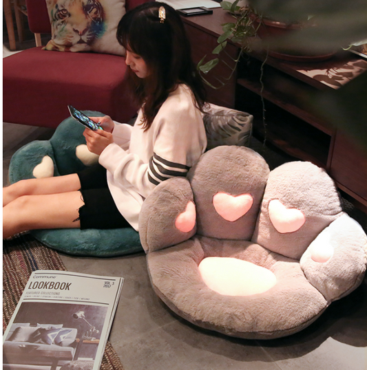 Cartoon Love Toy Cat Paw Plush Non-slip Pillow