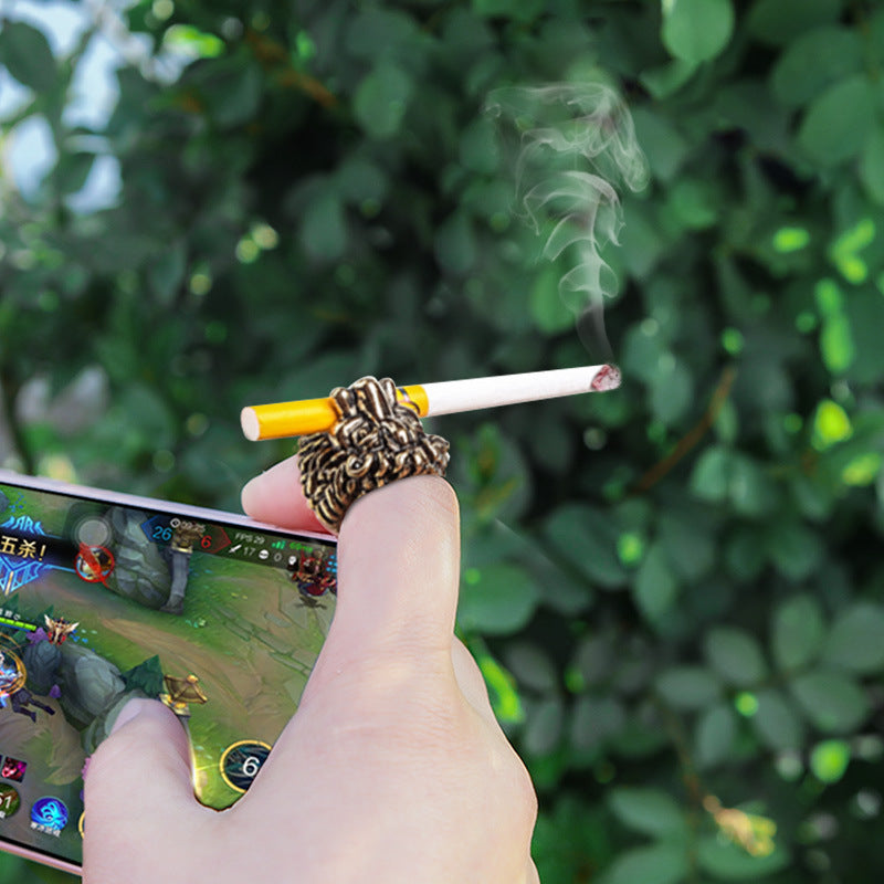 Smoke Holder Smoke Ring Protection Finger Smoked
