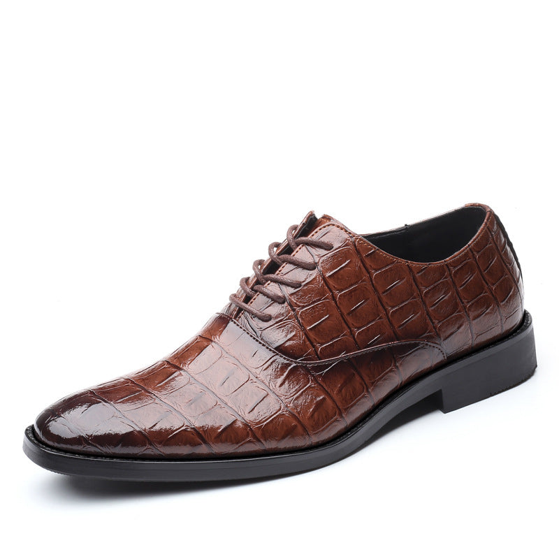 Men's Plus Size British Casual Leather Shoes