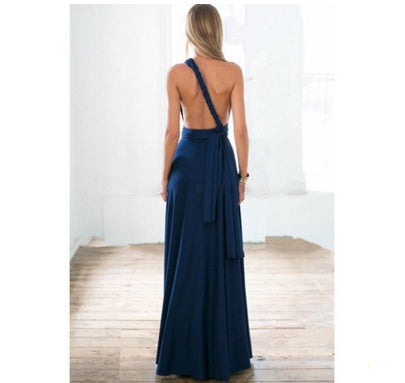 Red Hot Multiway Bandage Maxi | Sexy Backless Club & Party Long Dress | Summer Boho Convertible Infinity Dress