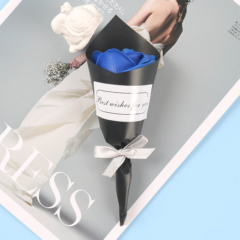 Mini Handmade Soap Flower Gift Box Small Bouquet With Valentine's Day Gift