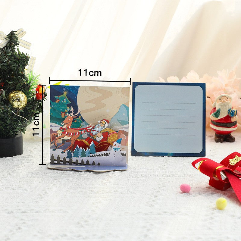 3d Christmas Greeting Card Stereo Christmas Tree Card Creative