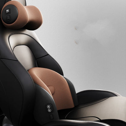 Car Neck Pillow Seat Electric Massage Waist Cushion