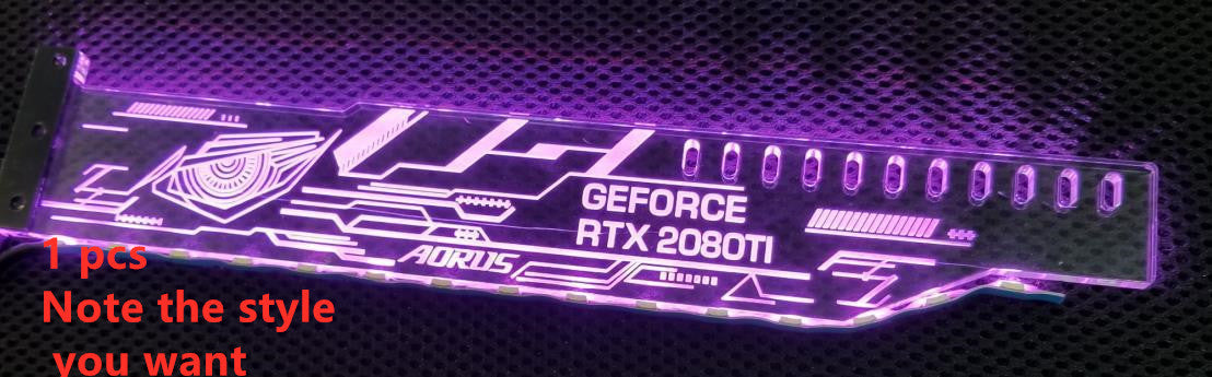 Colorful AURA Lamp Light Board RGB Graphics Card Holder Bracket