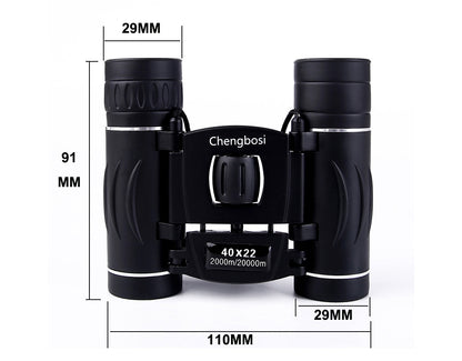 High-power HD low-light night vision pocket binoculars