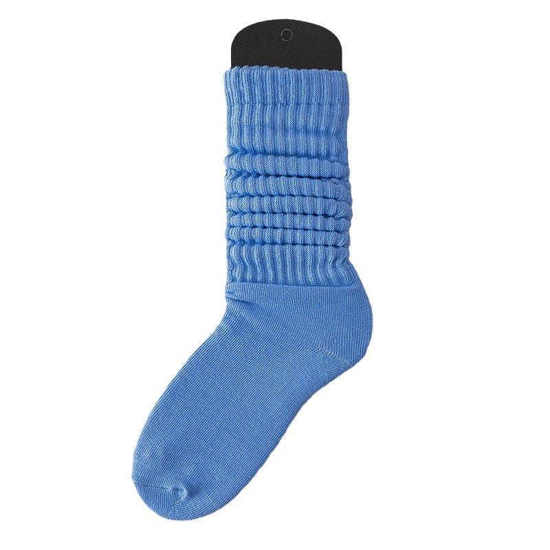 Lazy Bunching Socks European And American Extra Thick Fluffy Loop