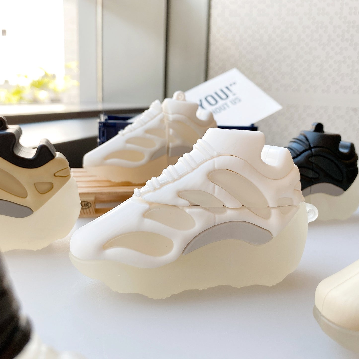 Shoe shape earphone cover