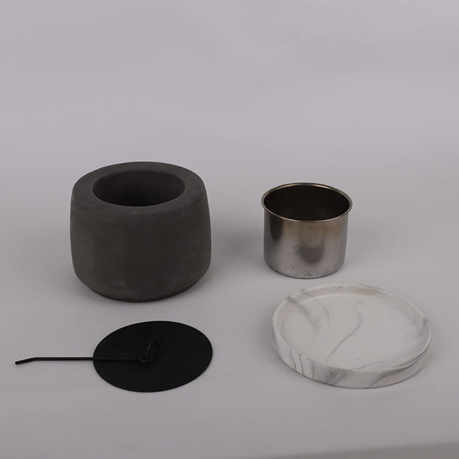 Desktop Decorative Cement Craft Small Fireplace