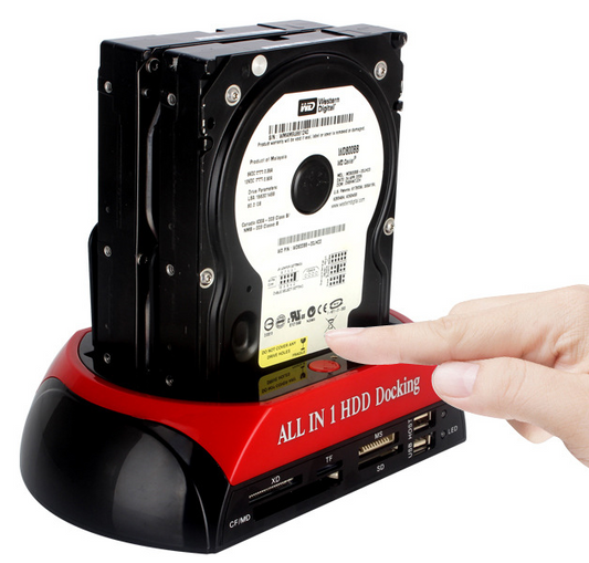 Cradle Multi-Function HDD Block HDD Holder With Card Reader HDD Enclosure