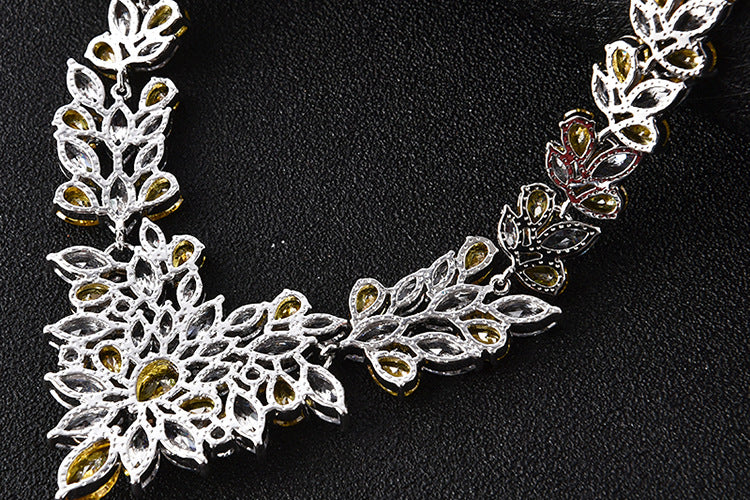 Ice Flower Earrings Jewelry Set - FLIPSTYLEZLLC